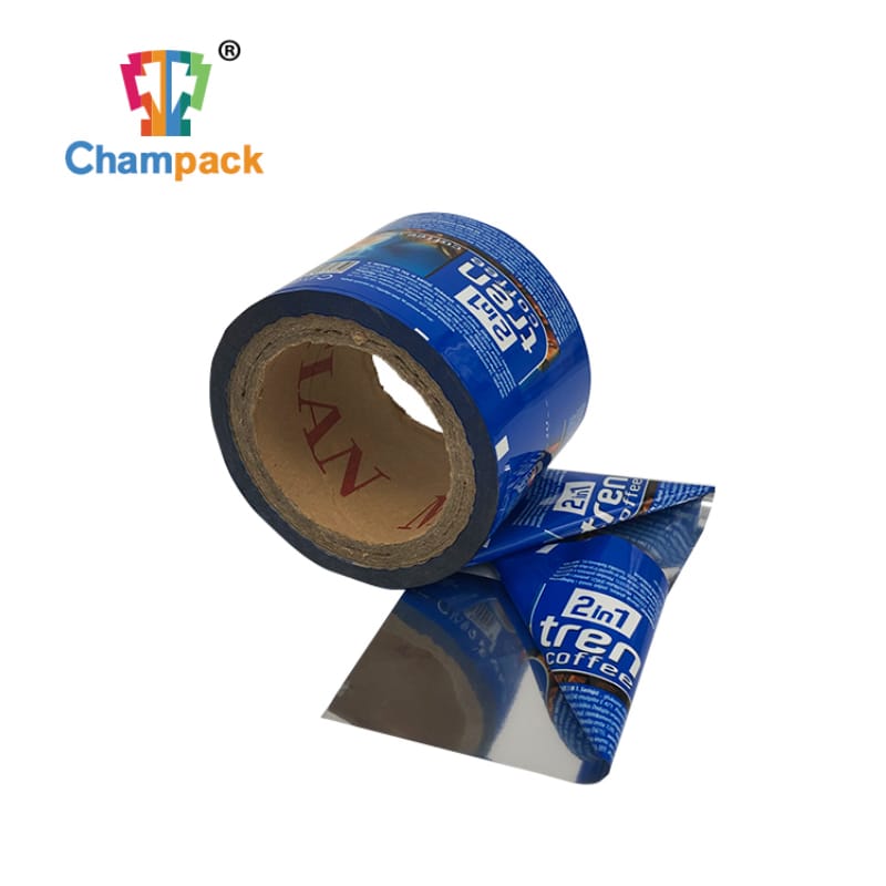 Bebida de café 2 em 1 folha de alumínio em pó BOPP sachê de plástico biscoitos laminados biscoitos folhados filme de embalagem de alimentos rolo de filme (3)