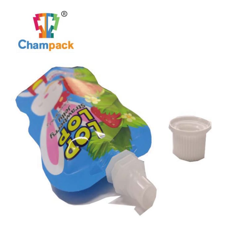 90ml shaped spout Pouch For juice standing pouch (1)