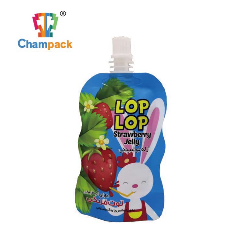 90ml shaped spout Pouch For juice standing pouch (2)