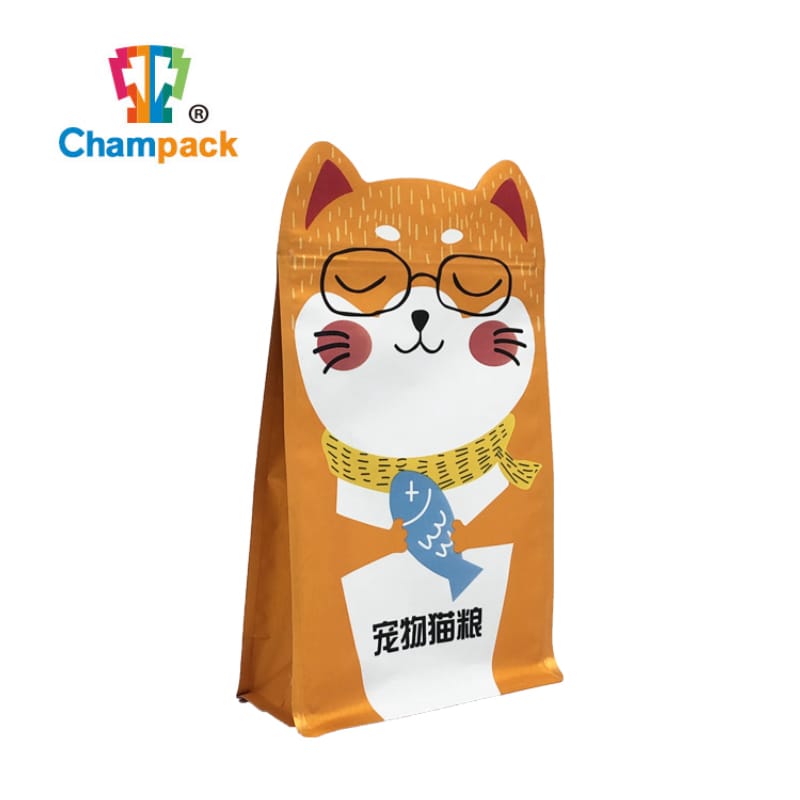 Animal shaped flat bottom standing pouch for snacks (3)