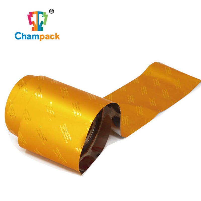 OEM golden color Chocolate dates aluminum foil BOPP plastic sachet laminated  (4)