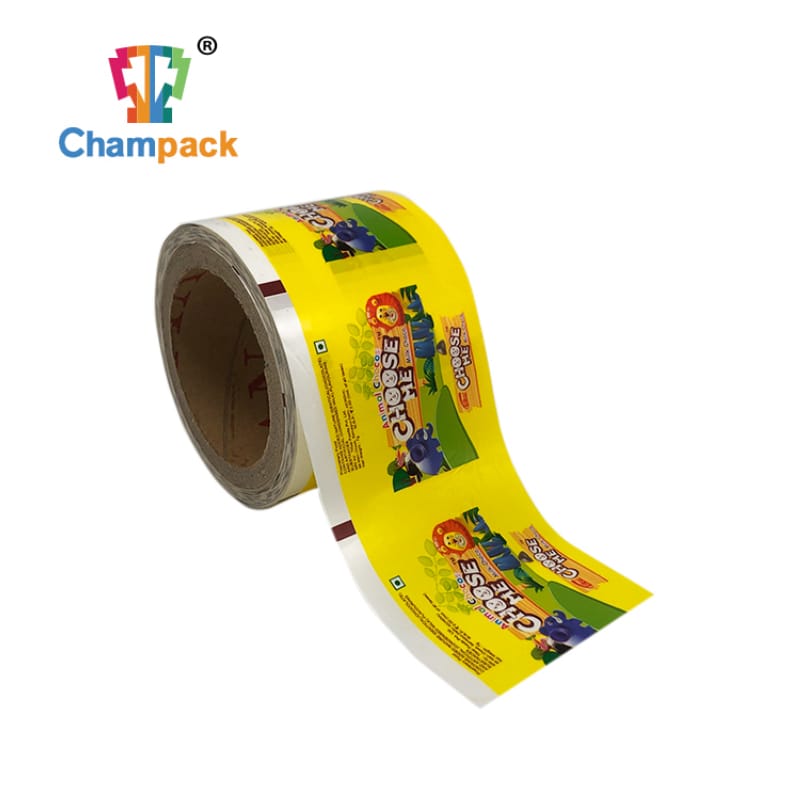 White plastic PE plastic sachet laminated candy biscuits cookies puffed food packaging film roll film (2)